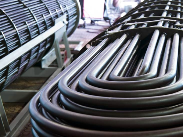 Seamless heat exchanger tube manufacturing process at Xenith Steel factory