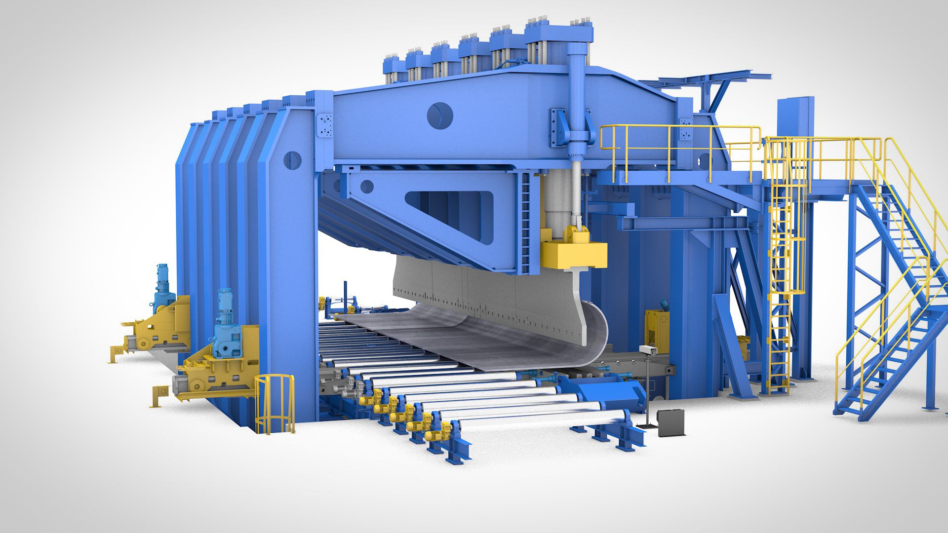 JCOE steel pipe production process